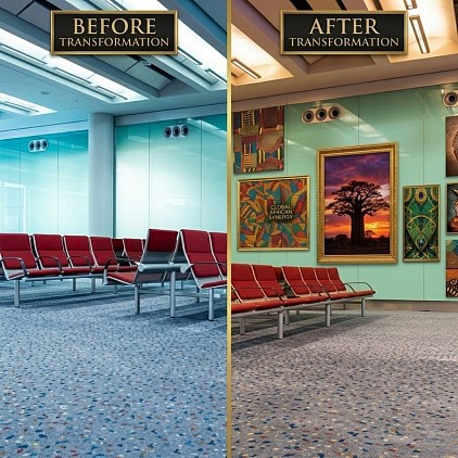 Airport Departure Lounge