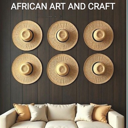 Bolgatanga Straw Hat  Wall Art