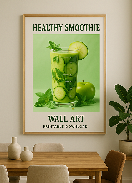 Smoothie Wellness Wall Art
