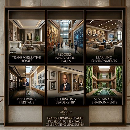 Homes, Offices, Schools, Heritage Sites, Leadership Galleries, Green Living Spaces